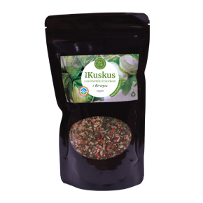 Kuskus s medvědím česnekem a moringou